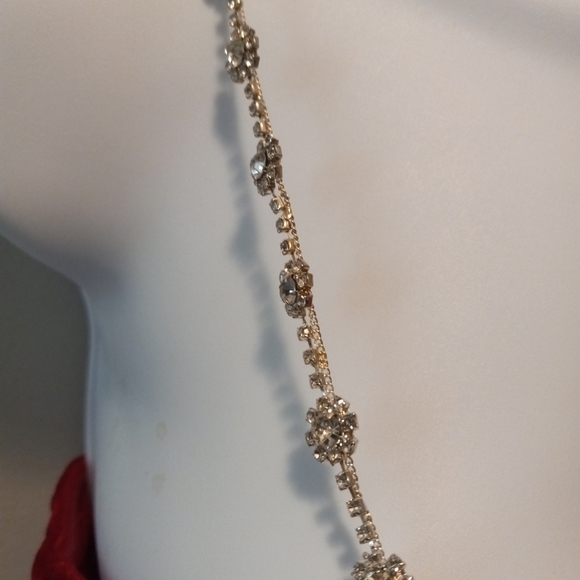 Lulus Rhinestone Strappy Back Velvet Mini Dress in Burgundy Size Small - Picture 3 of 11